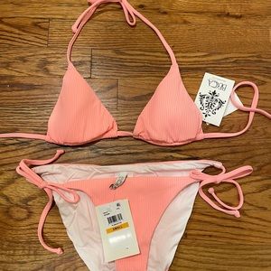 Size small brand new with tags pink bikini